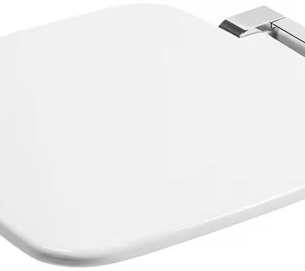 Folding shower seat, load capacity up to 160 kg - space-saving folding design - non-slip seat surface