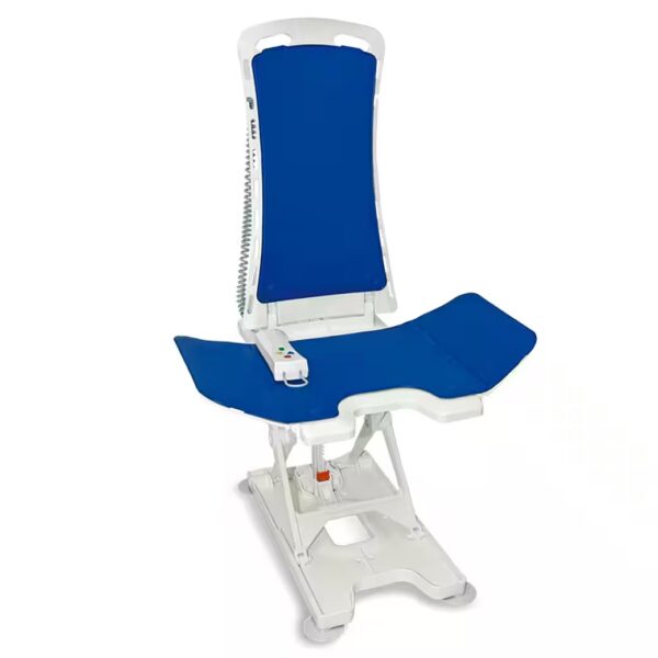 Bathtub entry aid/bathtub lift Bellavita 2G with Comfort cover, blue