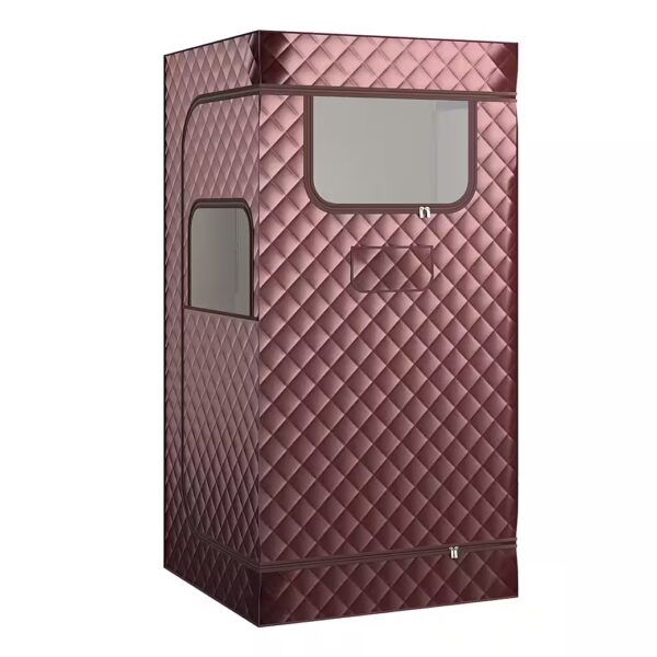 Sauna 1000W 3L steam generator, with foot massager & folding chair