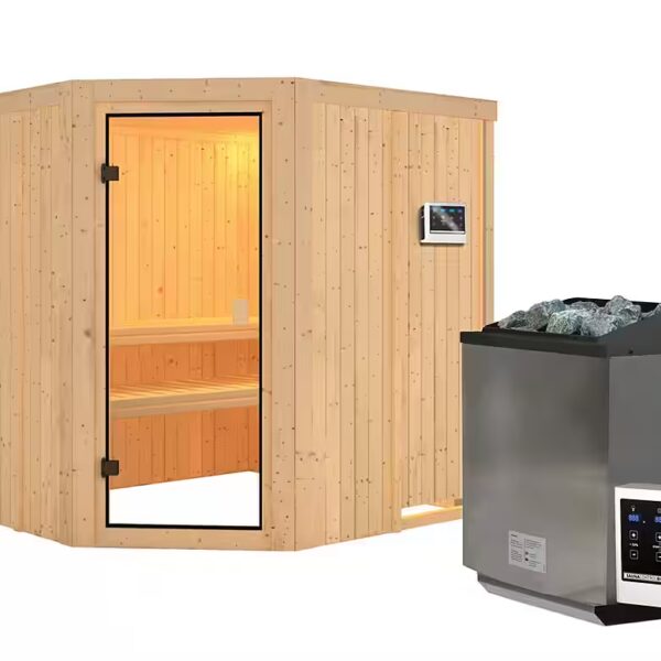 Sauna house indoor sauna Ella with 9kW bio oven and Easy control unit