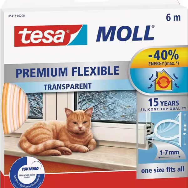 Tesa Moll sealing tape Super Flex sealing profile 6 m