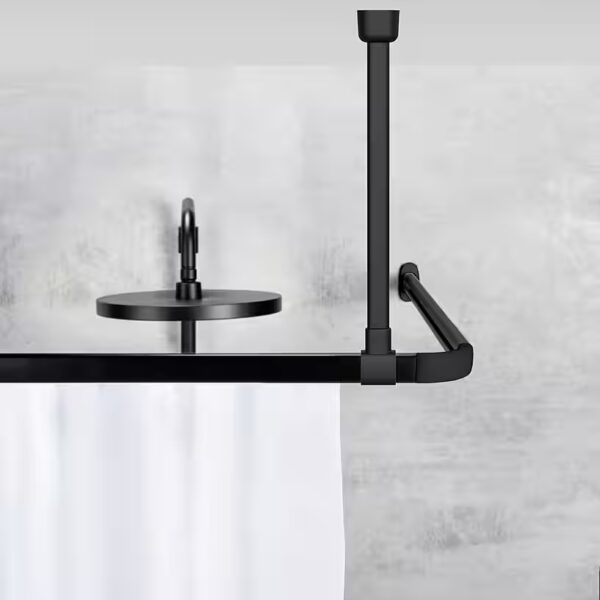 Shower rod ceiling bracket »Jete« For stabilizing the Jete angle bracket, 57 cm, made of aluminum