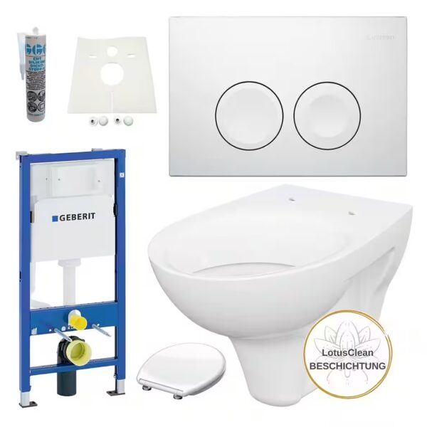Geberit wall-hung WC frame, wall-hung WC flush plate