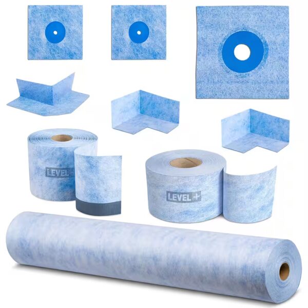 Joint sealing tape set for shower, balcony, sealing tape, sealing membrane, shower element corners B2