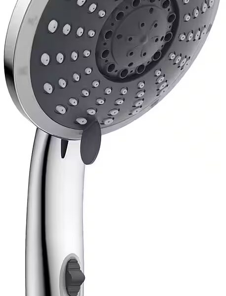 Waterfall hand shower with 5 spray patterns, waterfall spout, shower head with water stop function