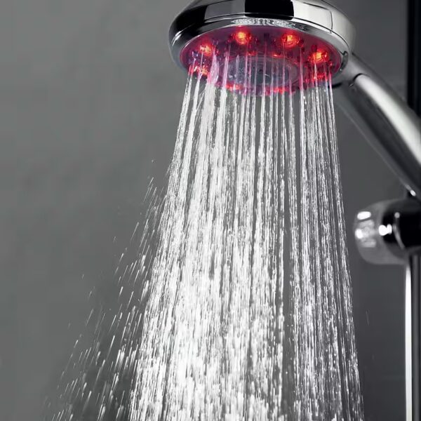 Hand shower LED Wellness Shower Head, 3 Spray Patterns, Shower Head with 7 Color Variations