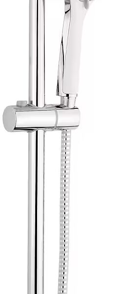 Liana shower set Height 70 cm, 5 spray patterns, rain shower, with hose and holder, shower head with 5 functions