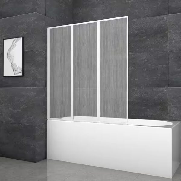 Moon bathtub folding screen