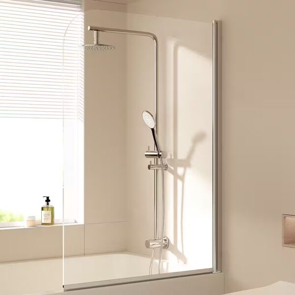 EMKE bathtub screen/shower wall with NANO easy-clean coating