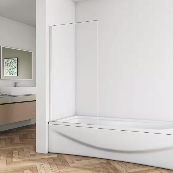 Bathtub screen, bathtub screen, shower screen, shower partition, 6mm NANO safety glass