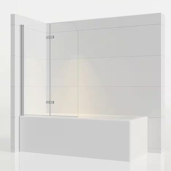 Bathtub attachment shower screen for bathtub folding wall bathtub folding wall