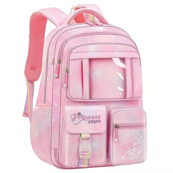 School backpack, children's backpack for girls, school bag with large capacity