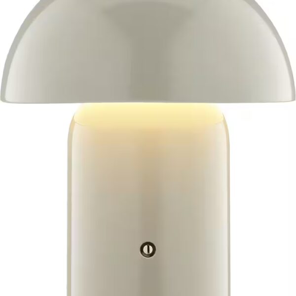 LED table lamp Galilea Dimmable, integrated LED, warm white, dimmable, Ø 20 cm, metal, battery-powered table lamp, touch switch