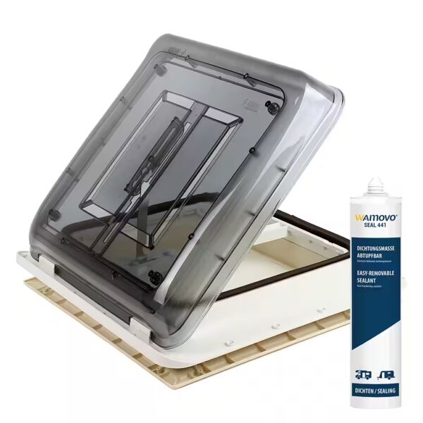 Roof window Fiamma Vent 40x40 cm clear + sealant