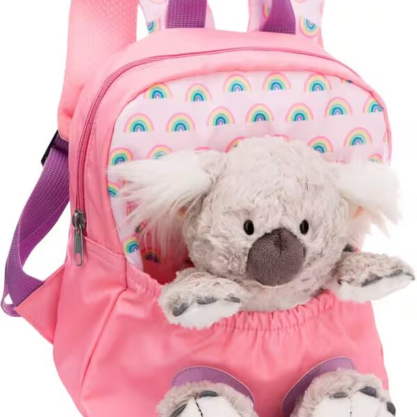 Children's backpack Travel Friends, backpack with plush koala, 25 cm