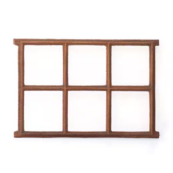 Iron window - square stable window, antique window for renovation, iron