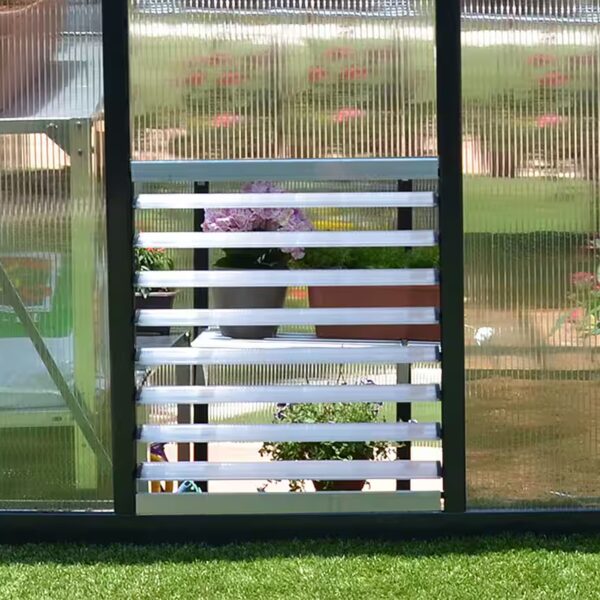 Window Side louvered window for greenhouses