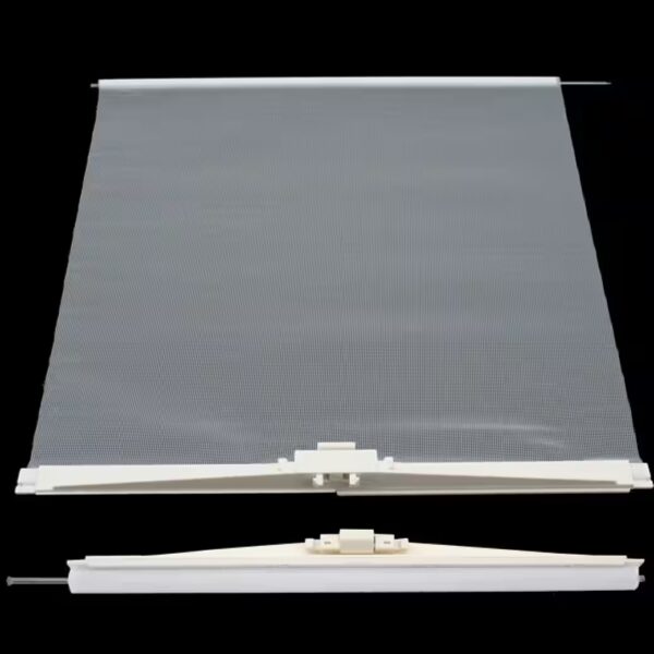 MPK roof window replacement blind net for roof hatch, 40 x 40 cm, pearl white