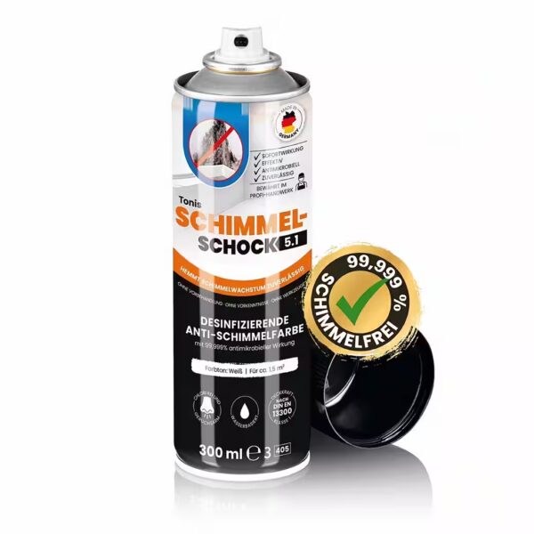 Wall paint, anti-mold spray paint with 99.999% antimicrobial effect, 300ml