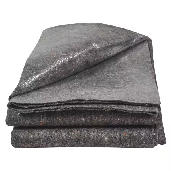 Painter's fleece, protective fleece, grey, 1 m x 3 m