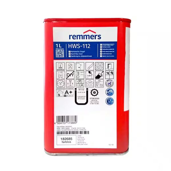 Remmers HWS-112 Hard Wax Sealer – colorless interior wood varnish