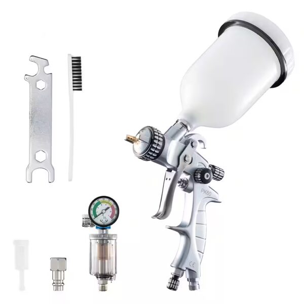 PK60 paint gun with pressure regulator