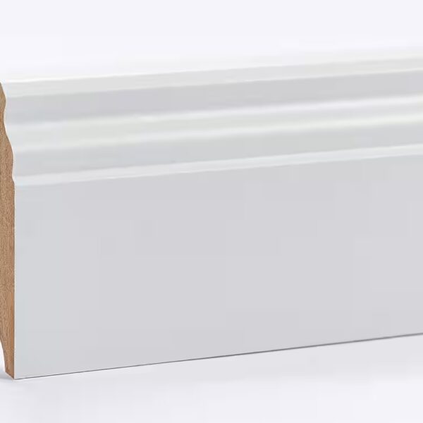 Skirting board Hamburg profile curved white