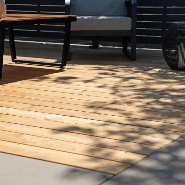 Terrace decking boards LARCH wood ARIS Including substructure and mounting material, terrace flooring/balcony flooring