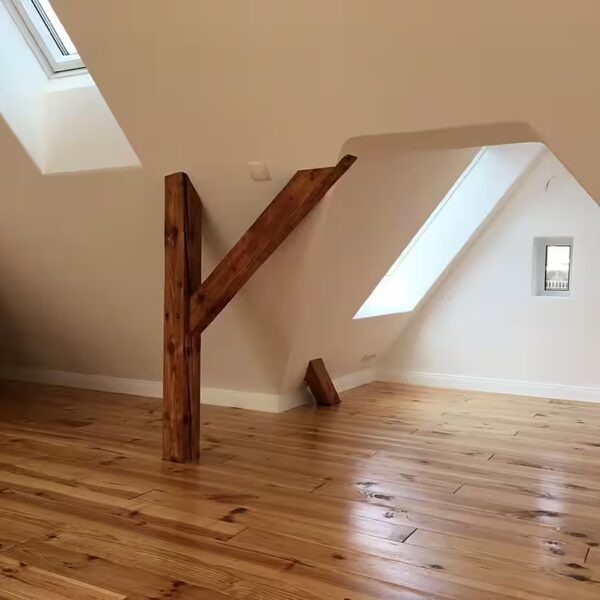 Solid wood parquet flooring, French pine, rustic, raw