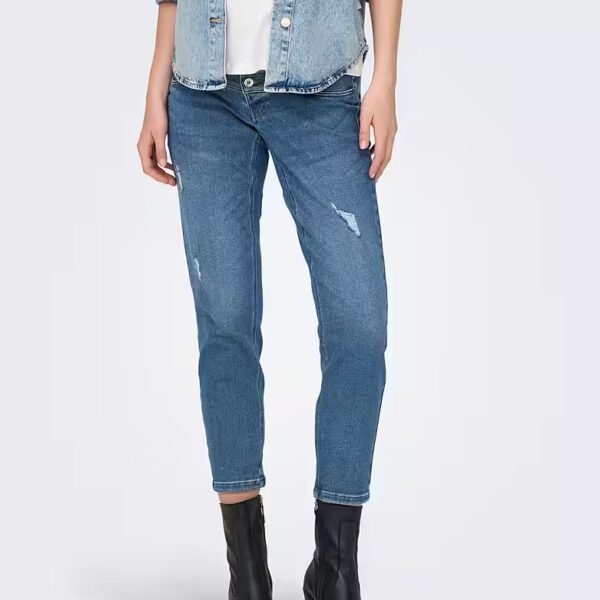 Maternity jeans OLMCATWALK HW MOM AK DES DNM PIM040 NOOS