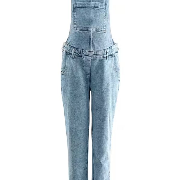 Maternity denim overalls, maternity wear
