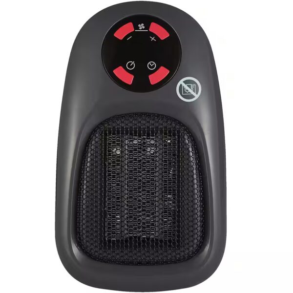 Electric fireplace Balderia plug-in mini heater - 500W fan heater