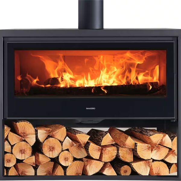 Chopin Ecodesign wood-burning stove 8.9 kW, intermittent firing