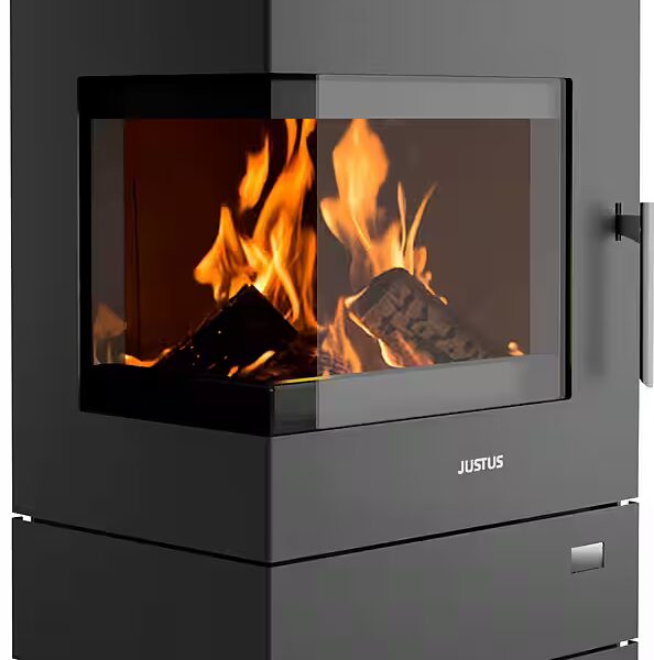 Voga wood-burning stove 6.5 kW, intermittent burning