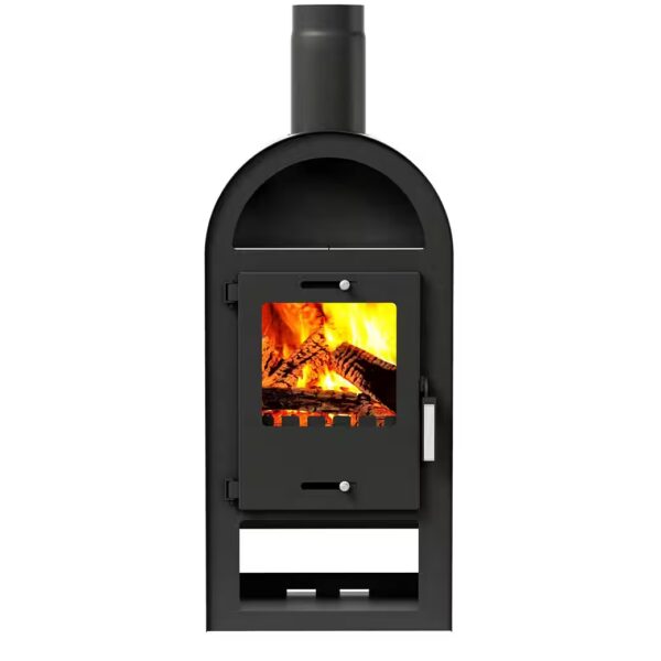 Accente Magna 3.0 wood-burning stove, black, 7 kW