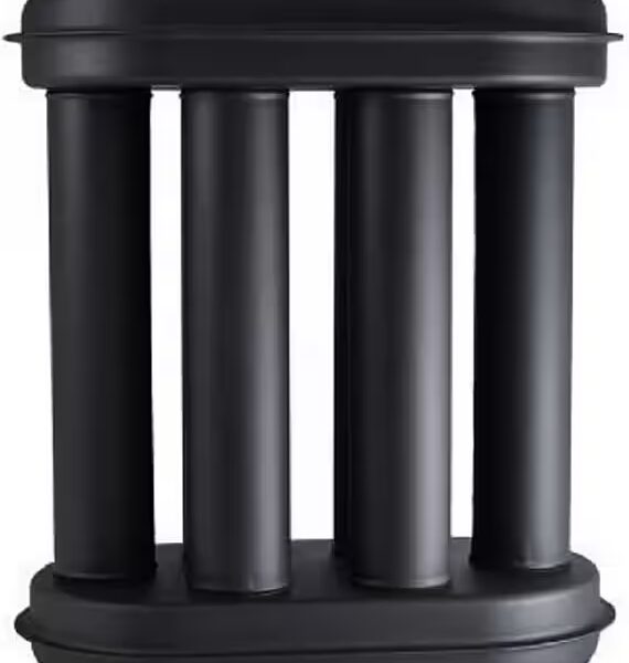 Flue pipe exhaust gas heat exchanger 120mm warm air exchanger 6 pipes, chimney pipe