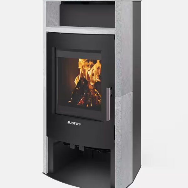 Lara wood-burning stove 6.5 kW, intermittent firing, soapstone