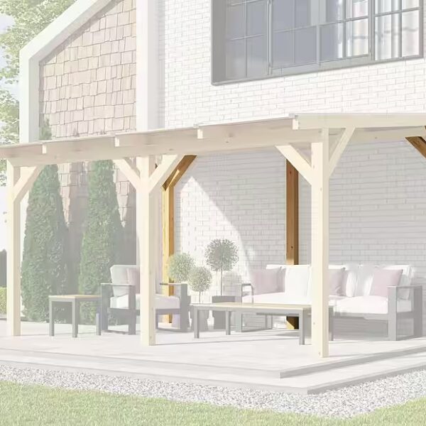 Terrace roof, patio cover for freestanding installation, without roofing