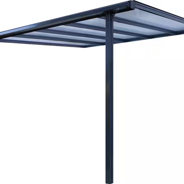 Terrace roof TREND size 2 WxL: 312x300 cm, roofing twin-wall polycarbonate sheets