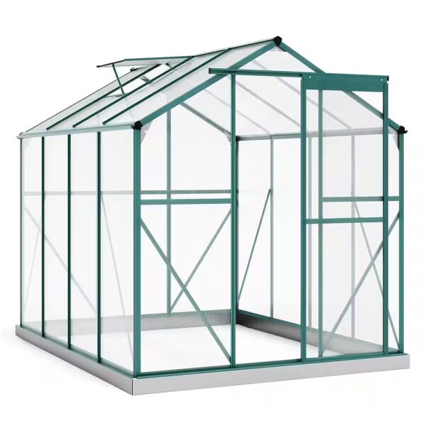 Aluminum greenhouse, hothouse, garden shed, plant house 4.8m²