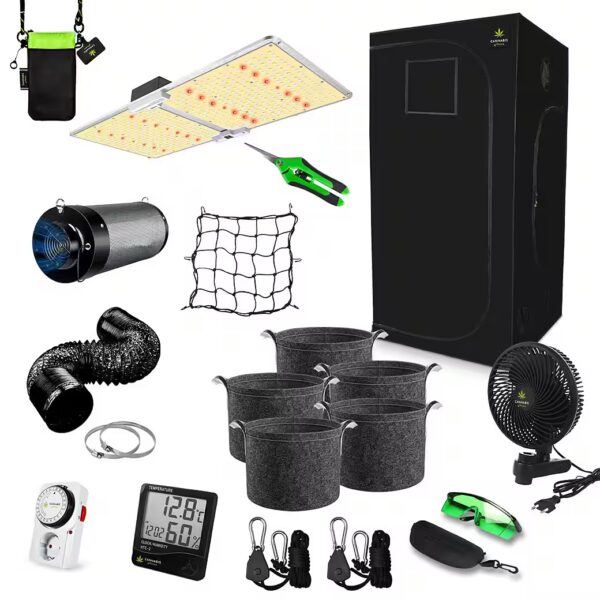 Canna4Home GrowBox Complete Greenhouse Set 100 x 100 x 200cm Greenhouse Grow Tent
