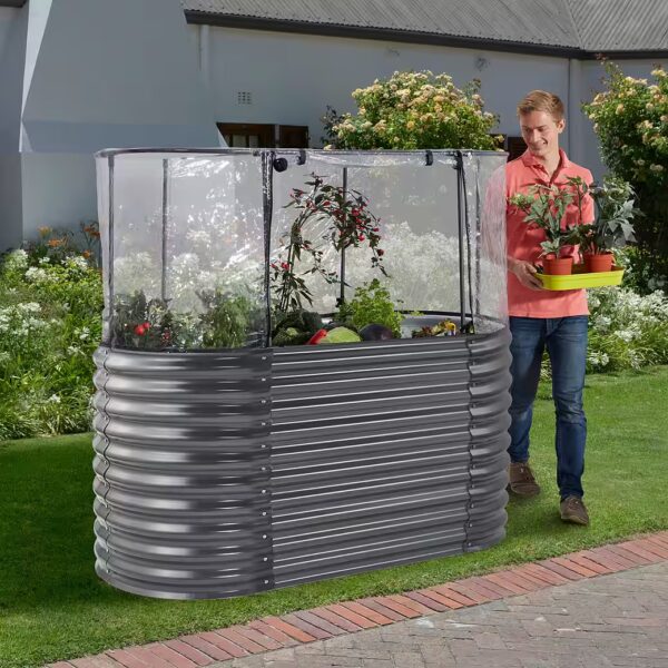 Raised bed 2-in-1 raised and seedling bed