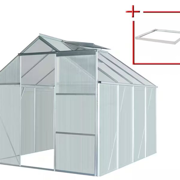 Florence Greenhouse WxDxH: 190 x 253 x 195 cm, 4 mm wall thickness