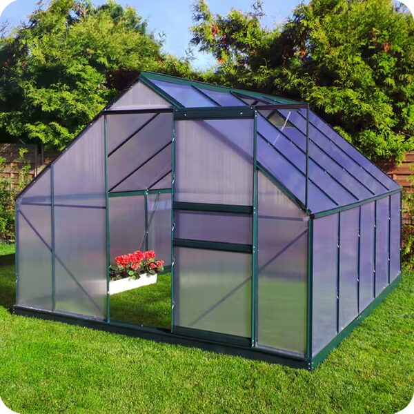 Greenhouse with foundation