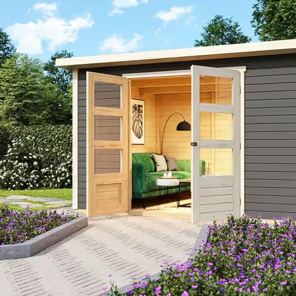 Garden house "Sandstedt 5" terra gray