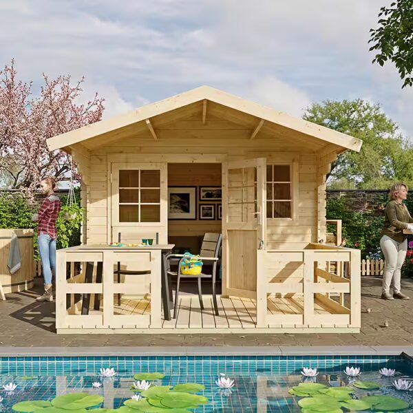 Kallenberg 2 garden shed made of natural spruce wood