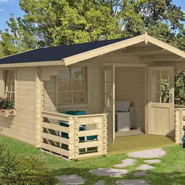 Klingenberg 2 garden shed made of Nordic spruce wood