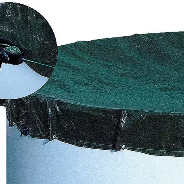 Pool cover for round pools, in various sizes