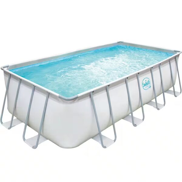 Framepool Polygroup Summer Waves Elite Frame Pool light gray r (Pool set), Quick setup