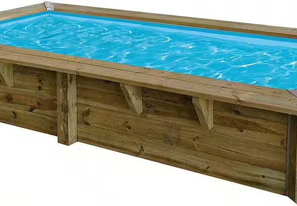 Rectangular pool Sunwater (Set, 9-piece), 200 x 350 x 71 cm incl. cartridge filter